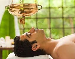 Shirodhara massage